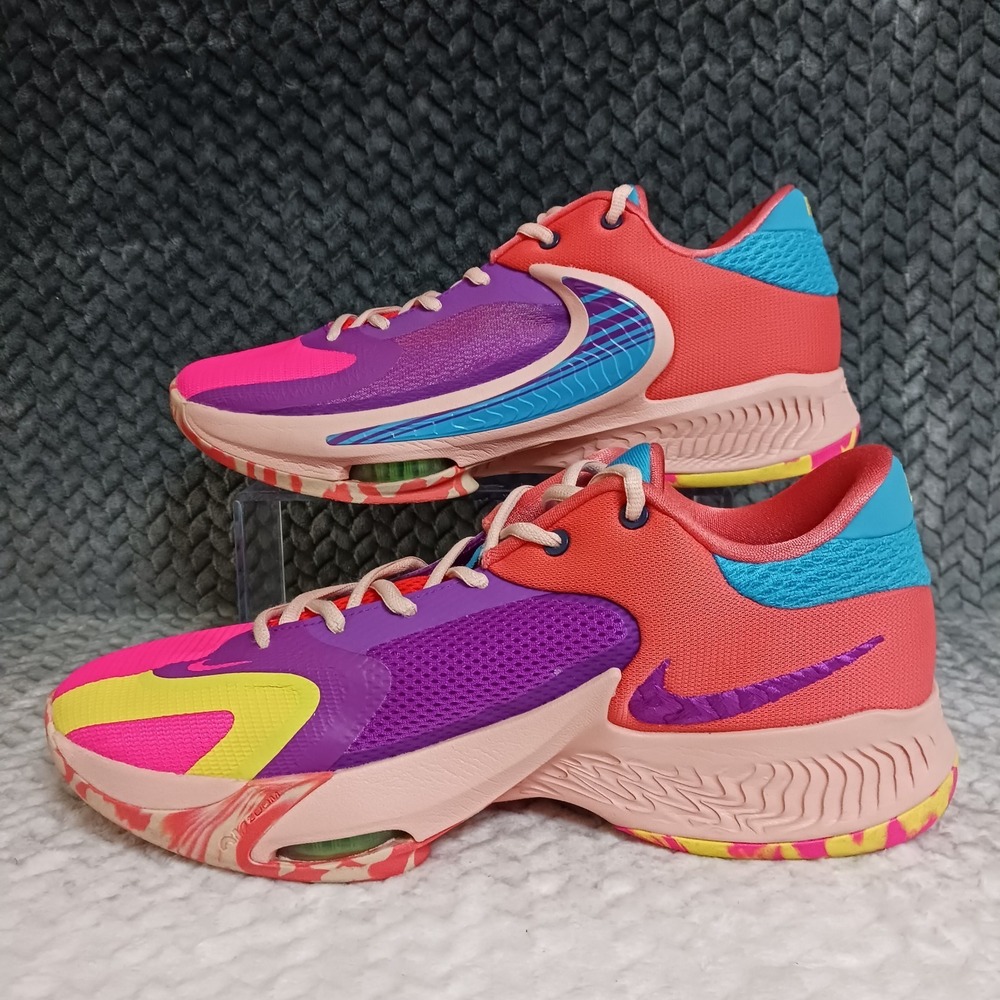 Nike Zoom Freak 4 Bahamas Men's Basketball Sneakers Shoes DQ3824-500 Size 11 - Picture 2 of 16